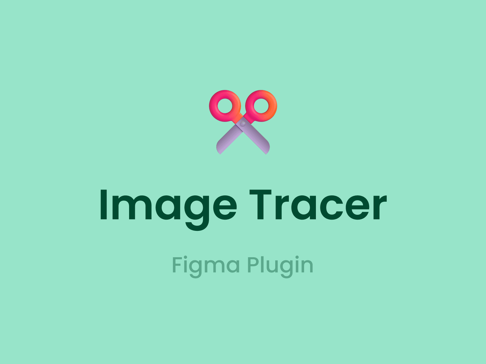 Image Tracer: 비트맵을 벡터로 바꿔주는 피그마 플러그인