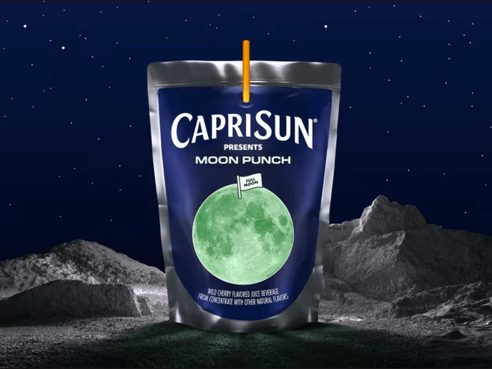 Capri Sun Moon Punch - Design Compass Turning Your Eyes from the