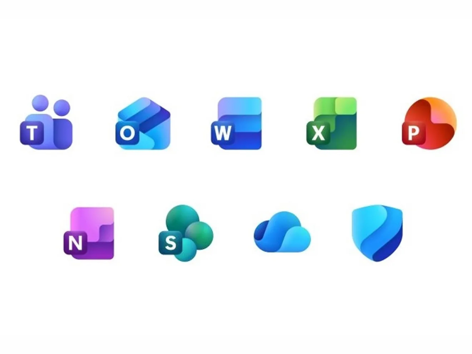 논란의 마이크로소프트 오피스 새 로고 - 디자인 나침반