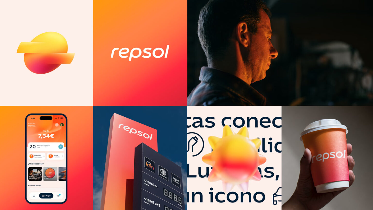 Repsol, Spanish energy brand design - Design Compass