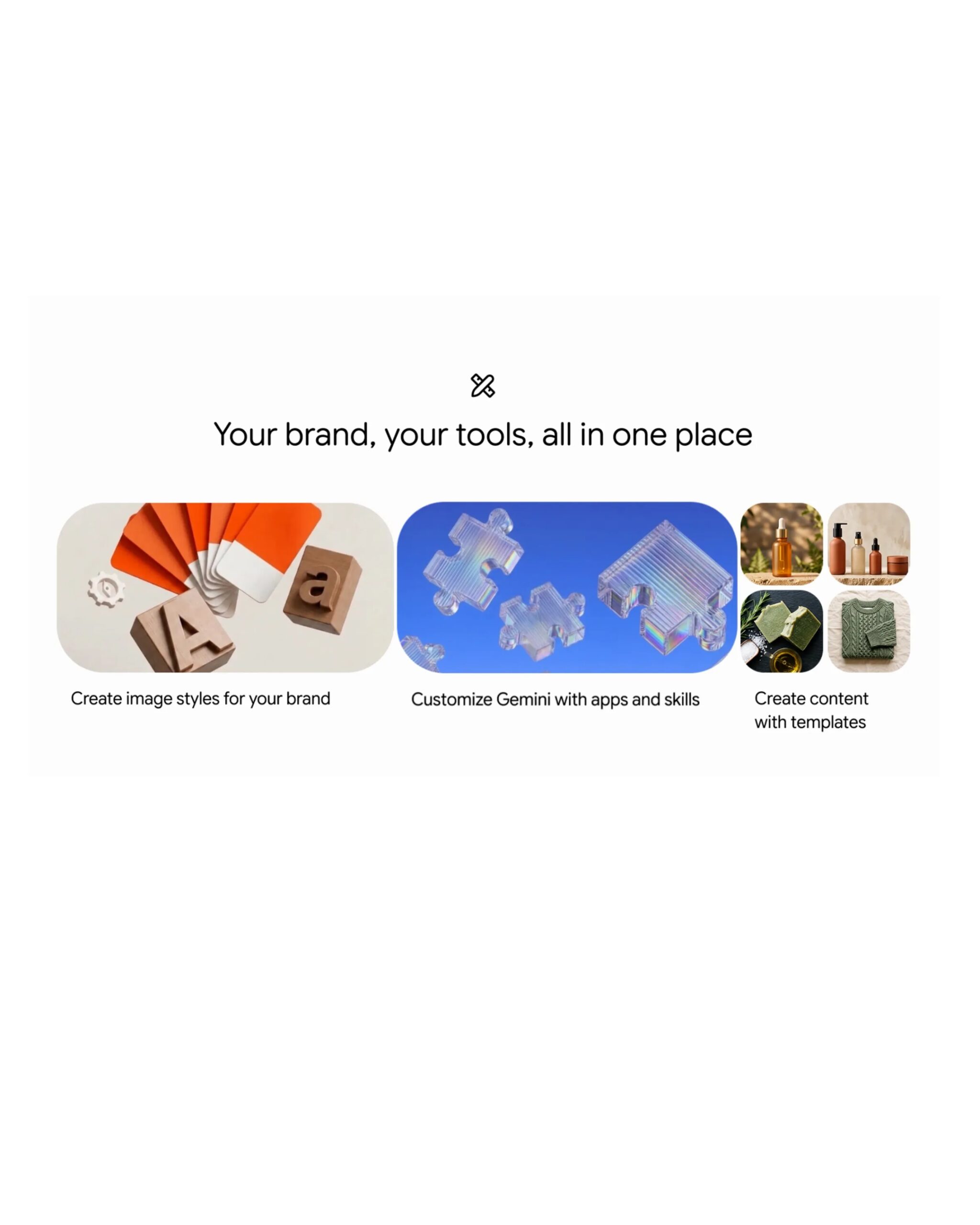 Gemini's On-Brand Visuals remembers a small business's style