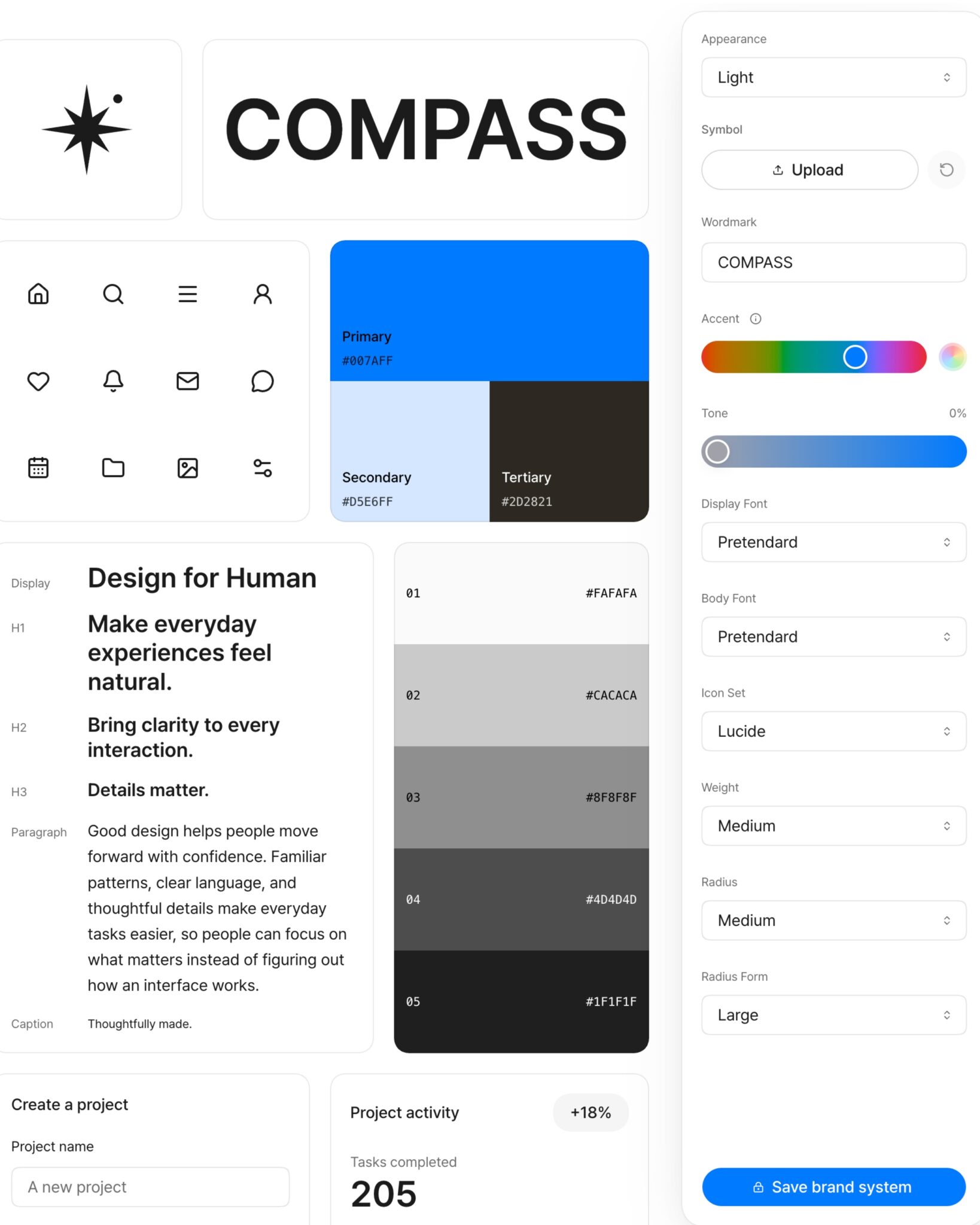 COMPASS UPDATE: 브랜드 비주얼 랭기지 업데이트 - 디자인 나침반